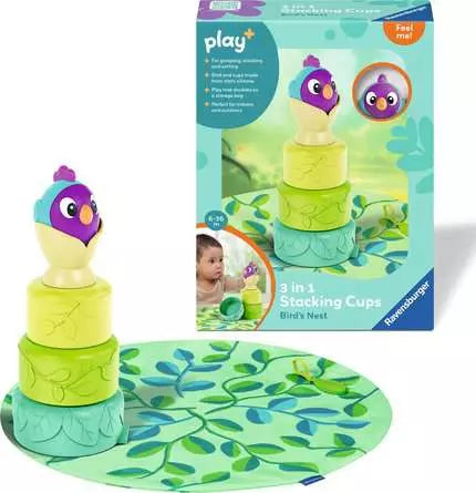 3-in-1 Stacking Cups, Bird's Nest