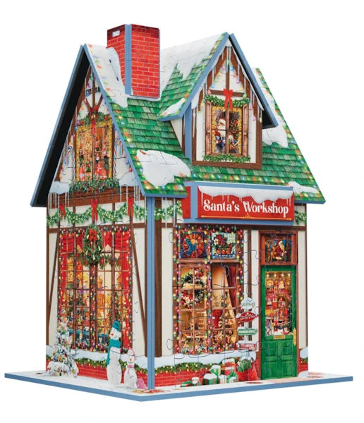 3D Santa's Workshop 323-Piece Puzzle