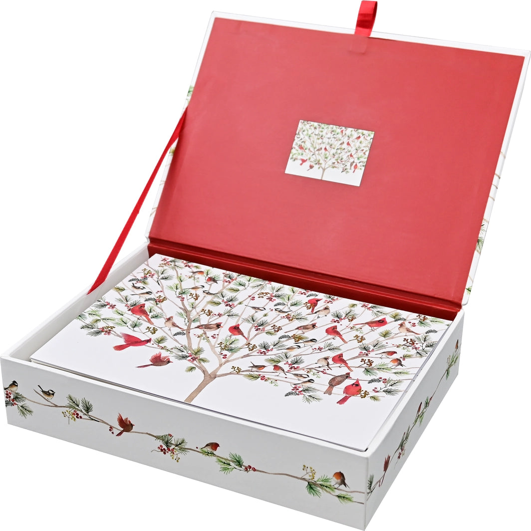 A Merry Perch Deluxe Boxed Holiday Cards