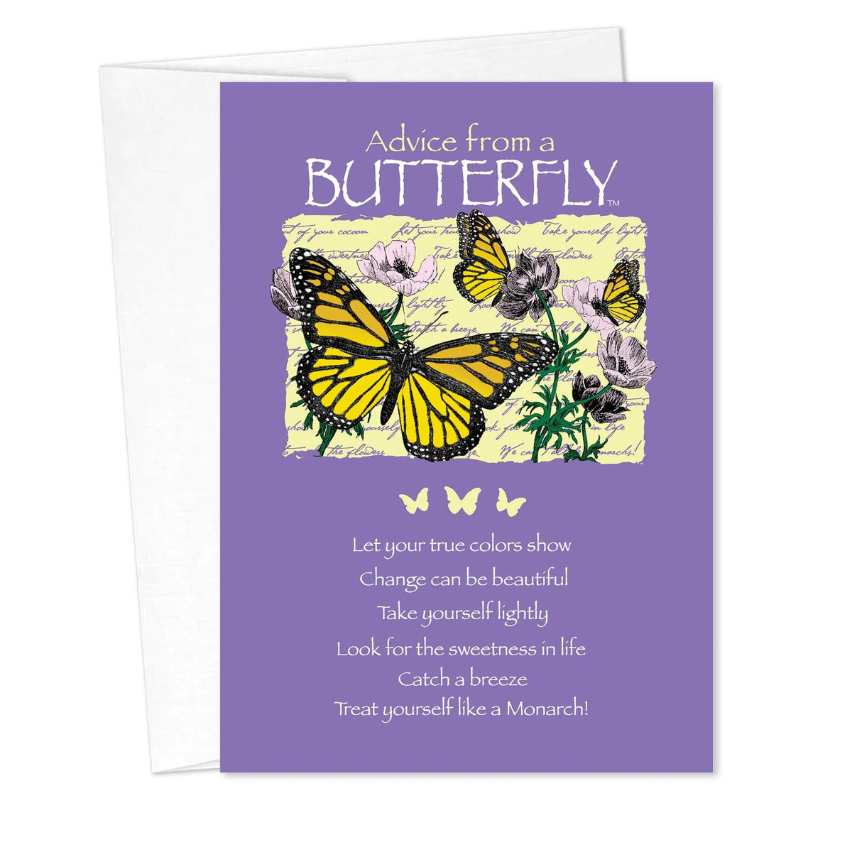 Advice from a Butterfly Greeting Card