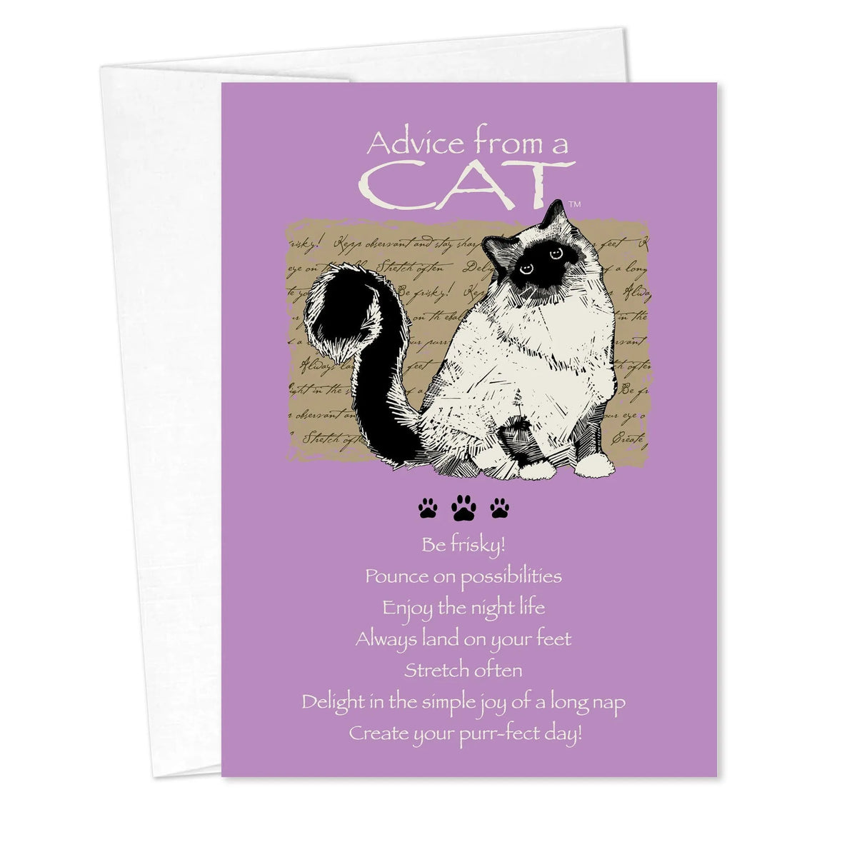 Buy Advice from a Cat Birthday Card Online in Canada - Urban Nature Store