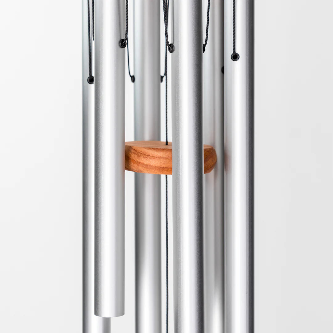 Arias 27-Inch Windchime (6 Tubes), Silver