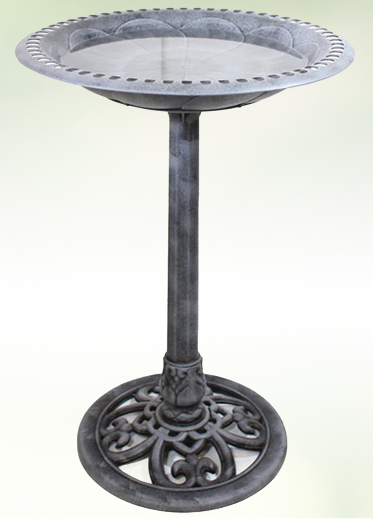 Armstrong Bird Bath, Stone Rezin