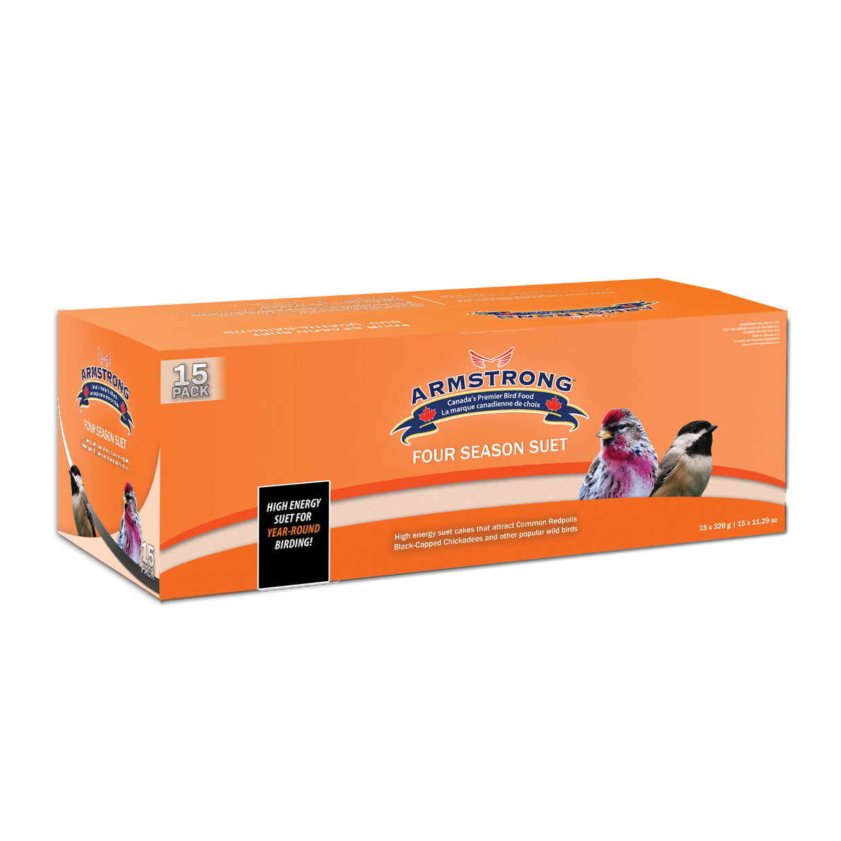 Armstrong Four Season Suet Cake, 15pk