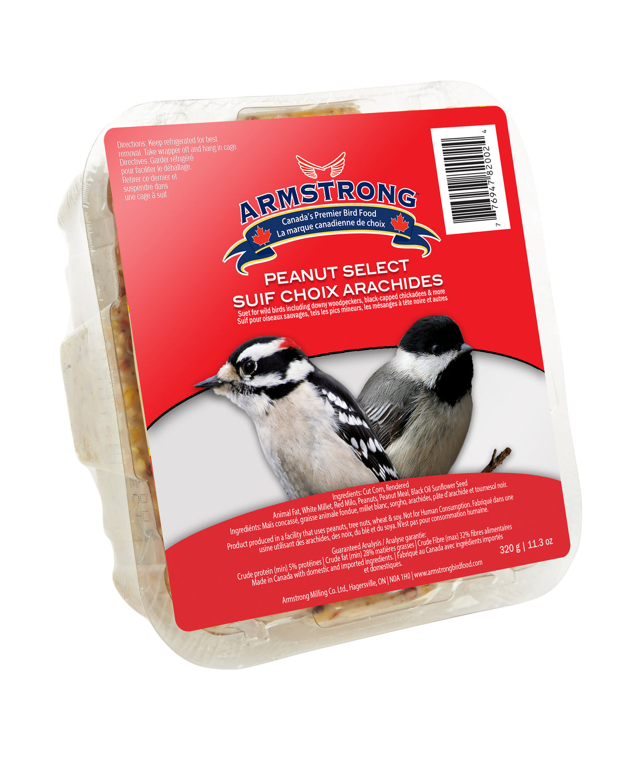 Armstrong Peanut Select Suet Cake, 320g