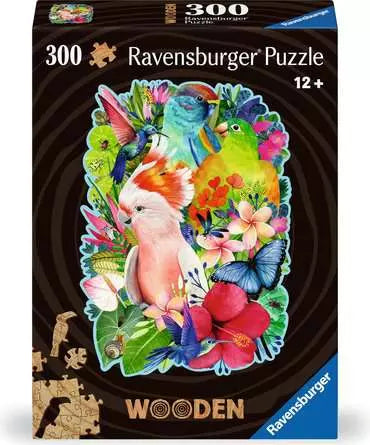 Beautiful Birds 300pc Wooden Puzzle