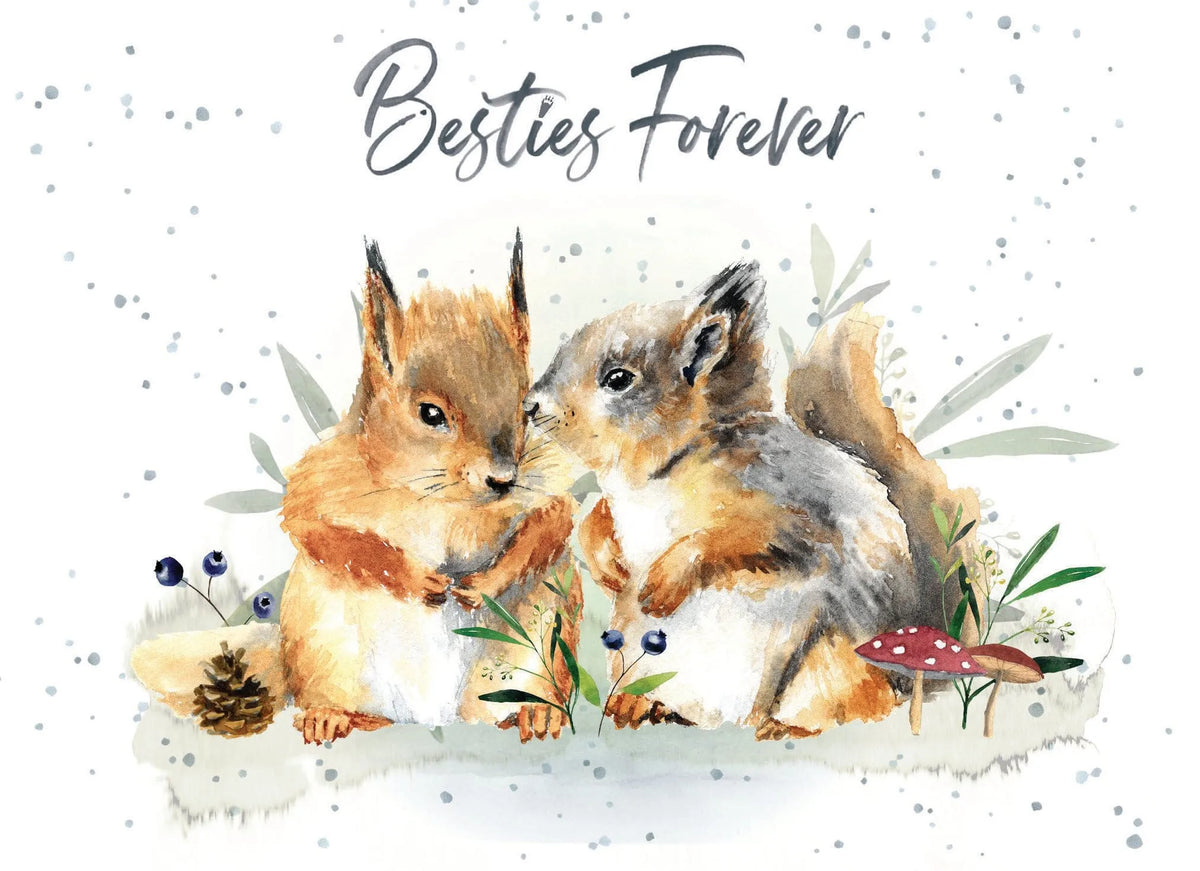 Besties Forever Secret Keeper Greeting Card