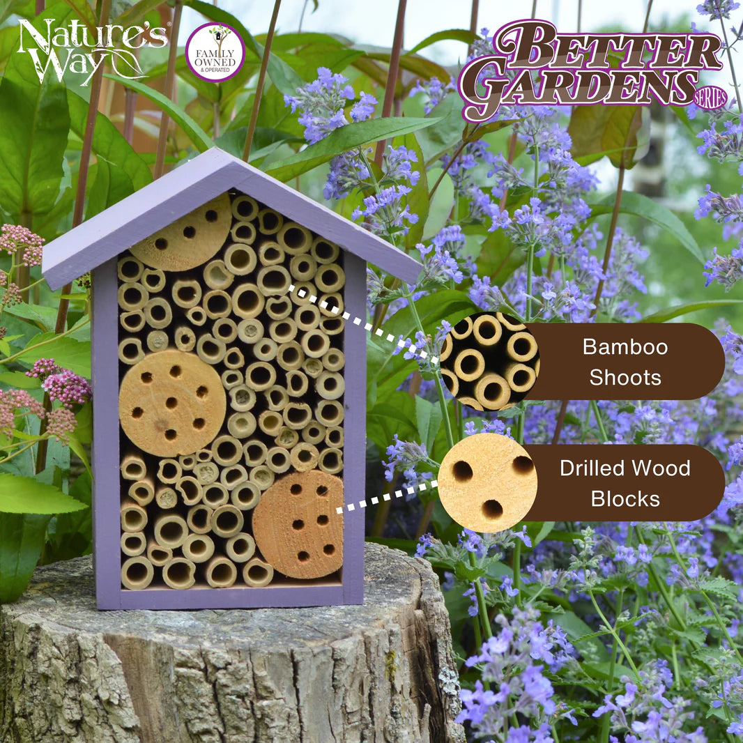 Better Gardens Pollinator House, Purple