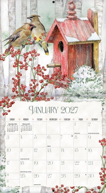 Birdhouses 2027 Calendar