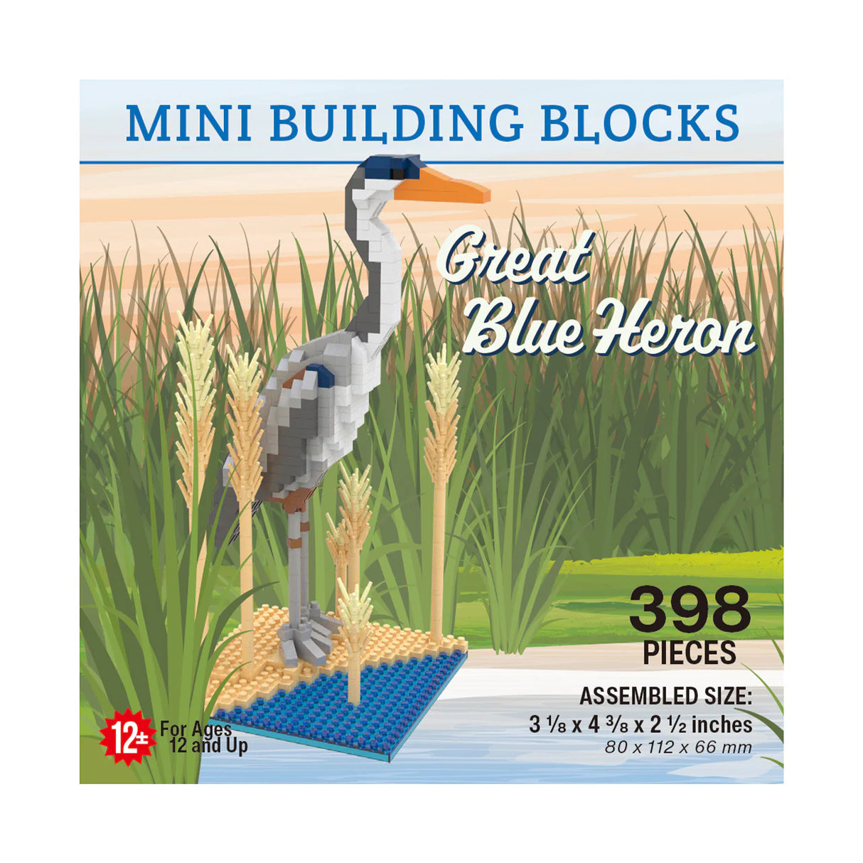 Blue Heron Mini Building Blocks Set