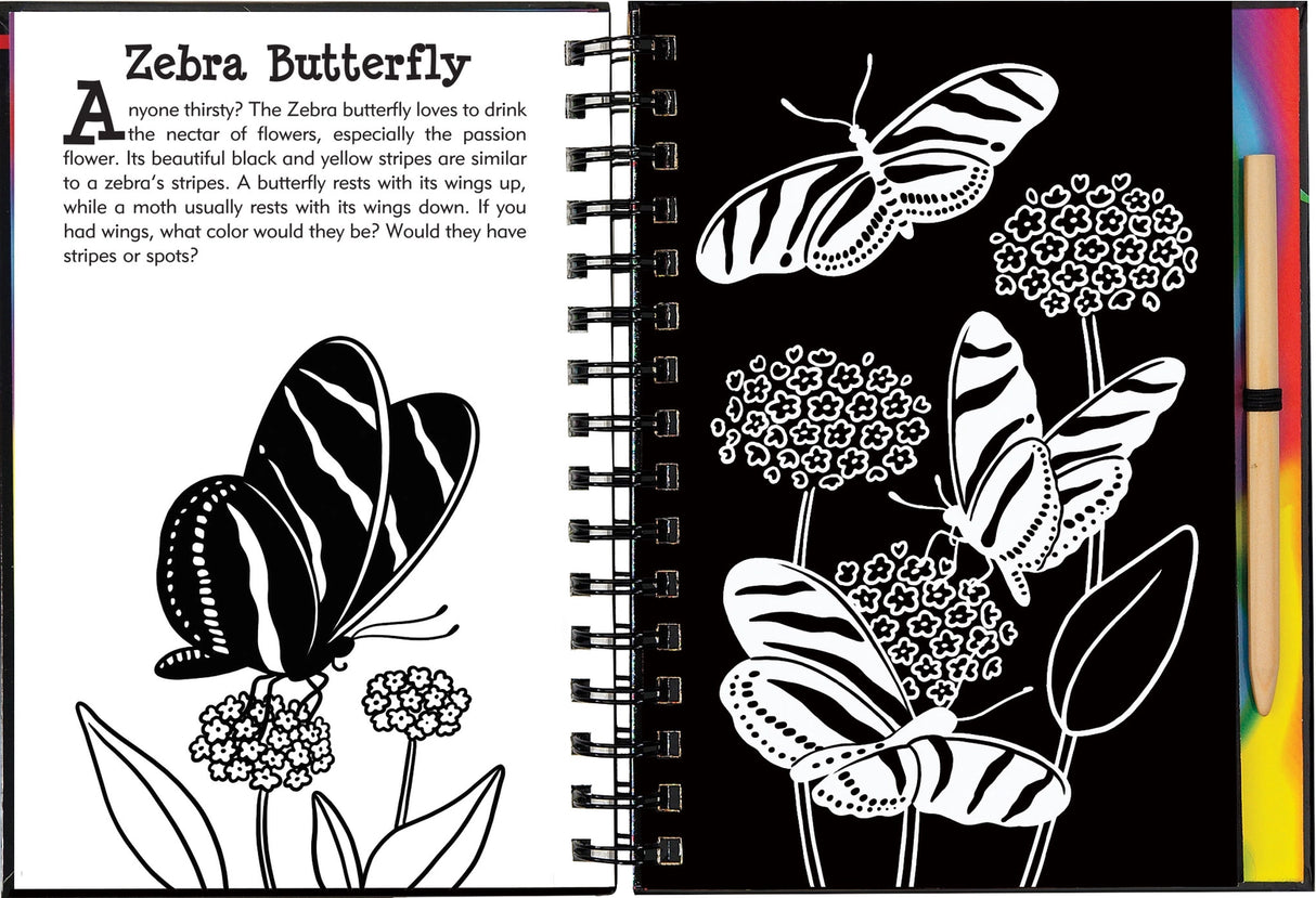 Butterflies and Friends Scratch and Sketch