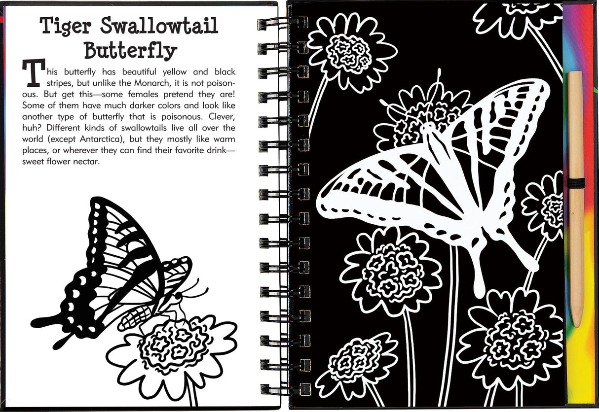 Butterflies and Friends Scratch and Sketch