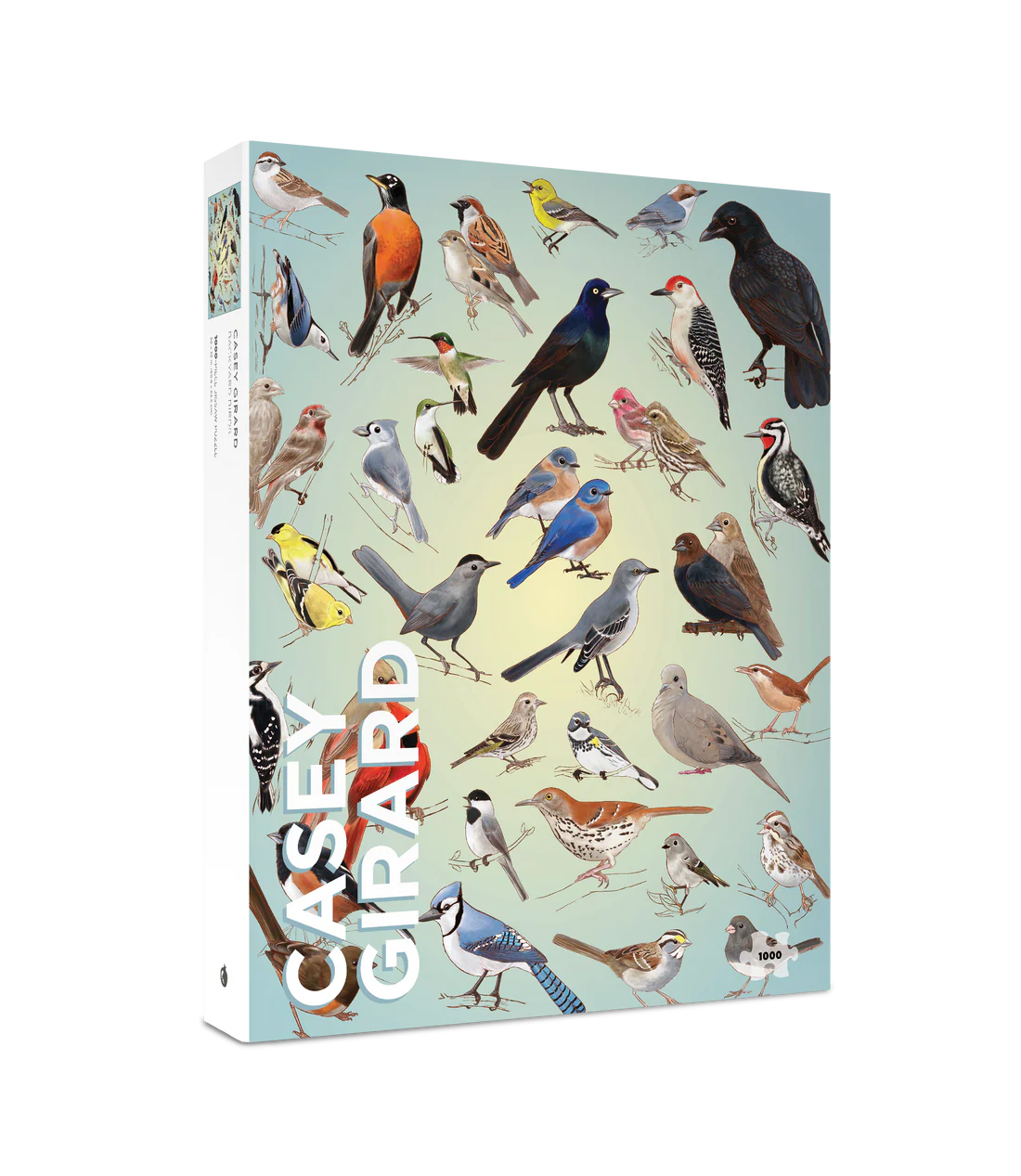 Casey Girard Backyard Birds 1000-Piece Jigsaw Puzzle