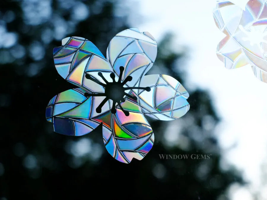 Cherry Blossoms Window Gems