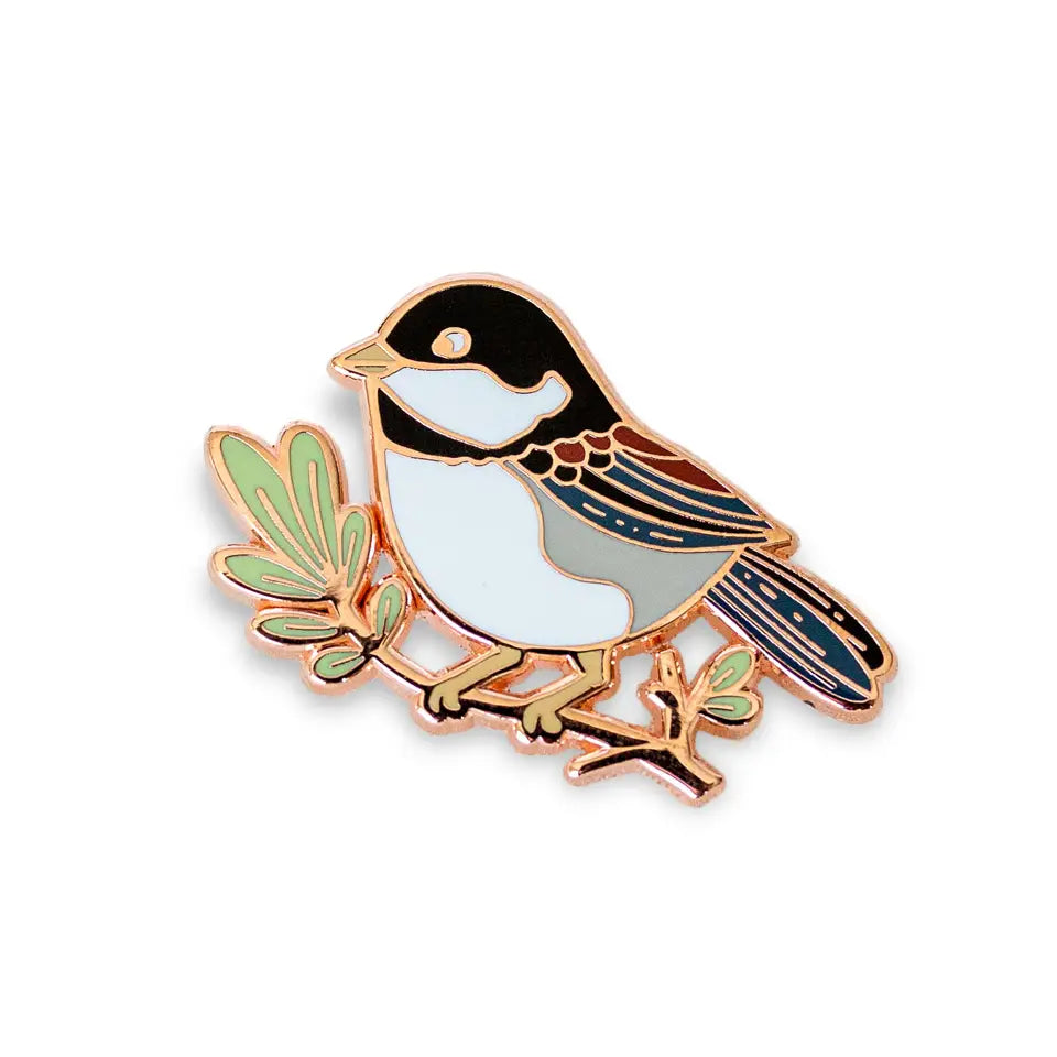 Chickadee Enamel Pin