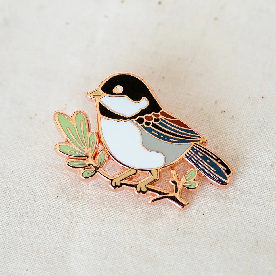 Chickadee Enamel Pin