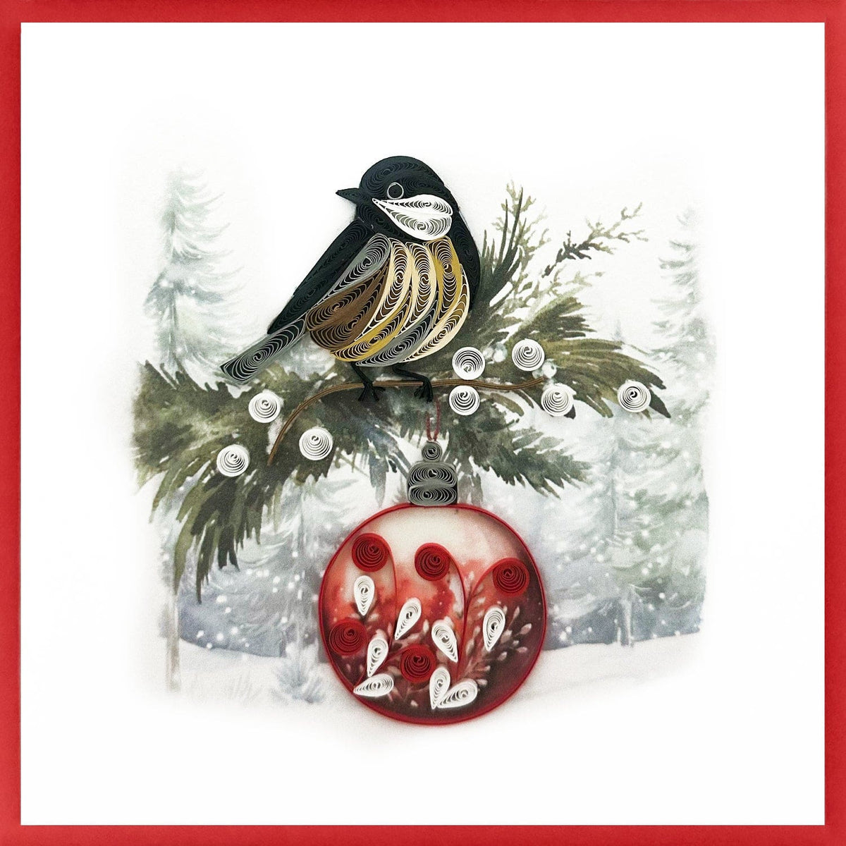 Chickadee Greetings Holiday Card