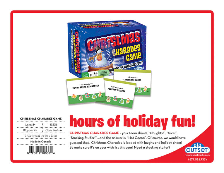 Christmas Charades Game