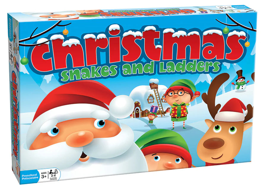 Christmas Snakes and Ladders Game