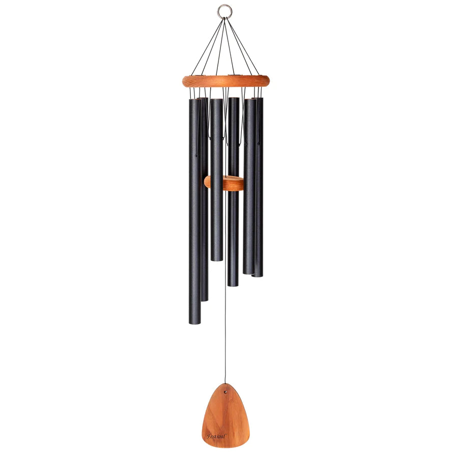 Festival 36-Inch Windchime, Black