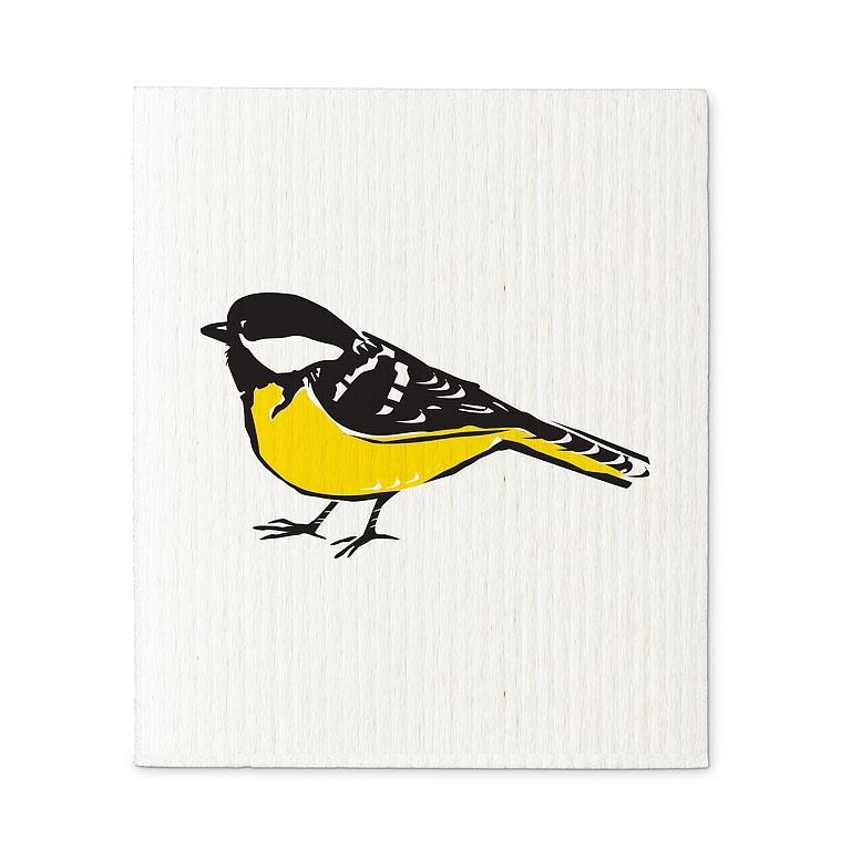 Finch on a Branch Dishcloth