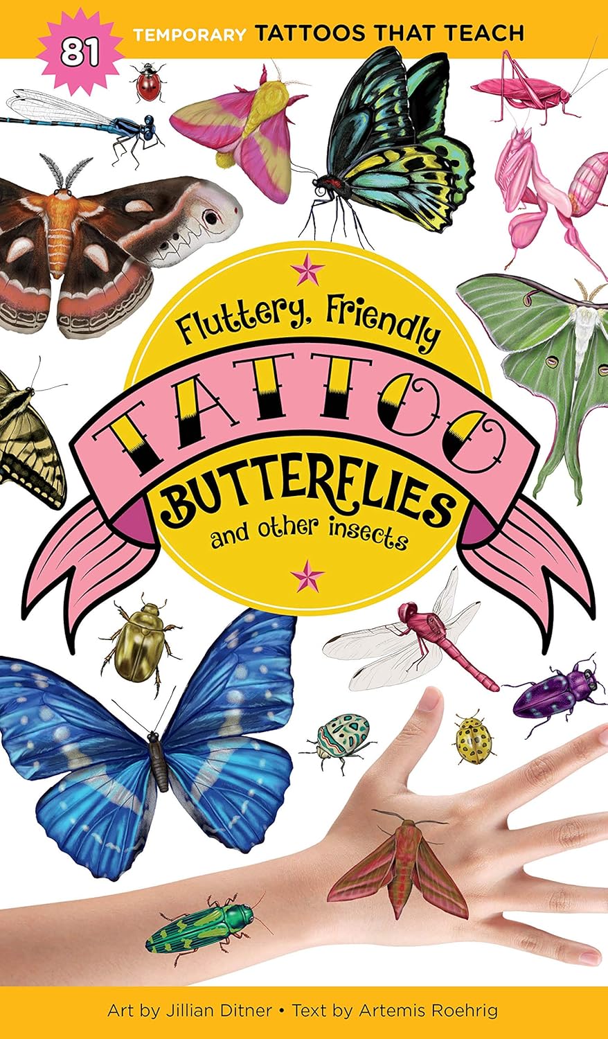 特撮 Fluttery Butterflies (Glitter Tattoos) Buy Fluttery, Friendly Tattoo Butterflies and Other Insects Online