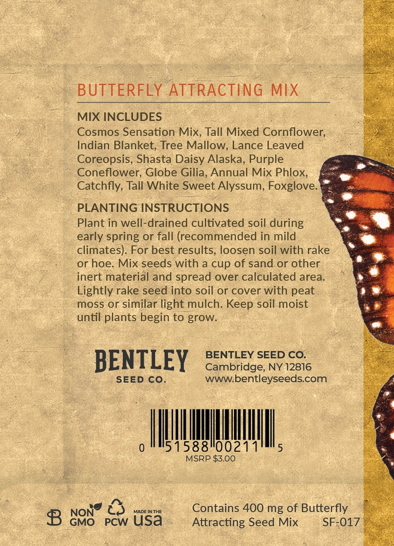 Help Save the Monarch - Wildflower Seed Packets