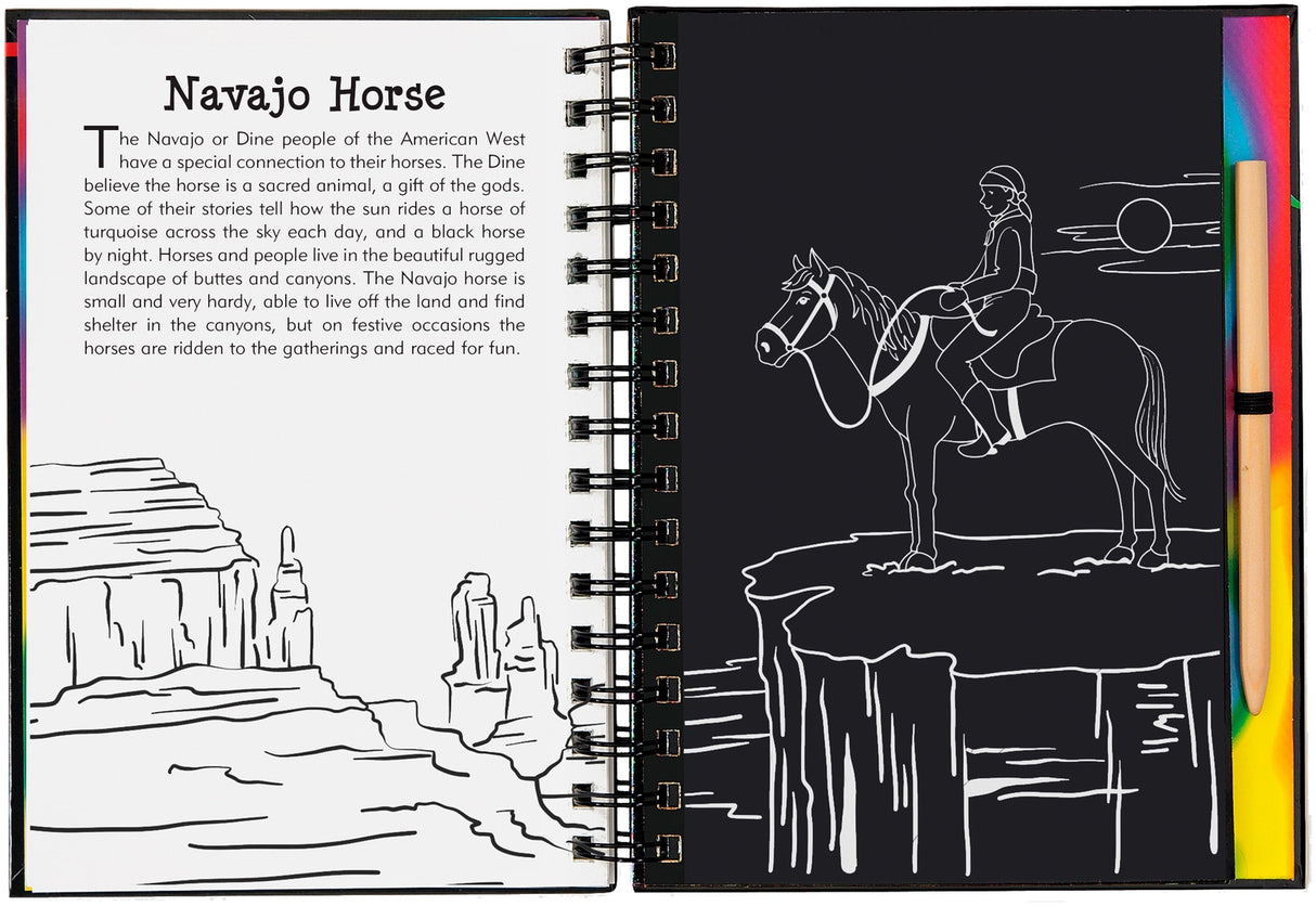 Horses Scratch and Sketch