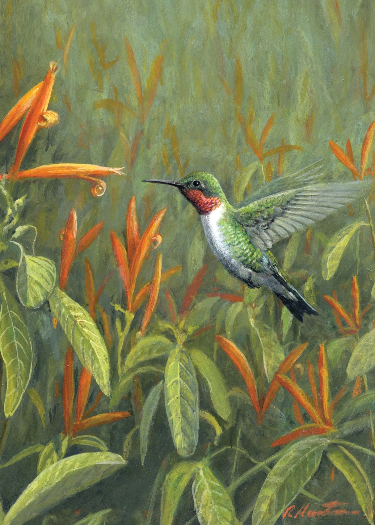 Hummingbird Birthday Card
