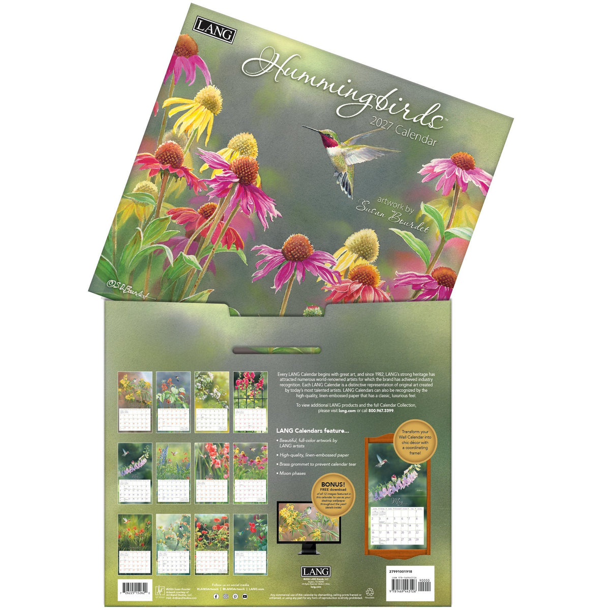 Hummingbirds 2027 Calendar