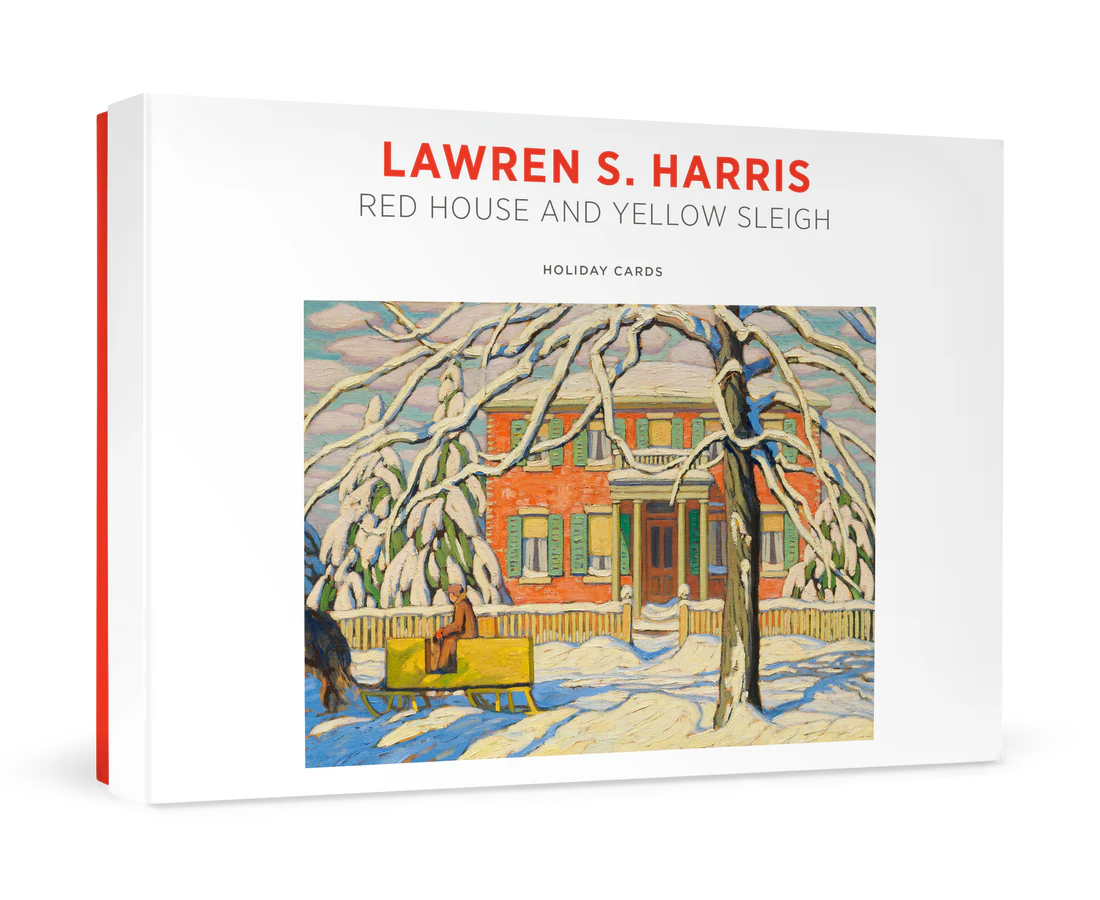 Lawren S. Harris Red House and Yellow Sleigh Holiday Cards