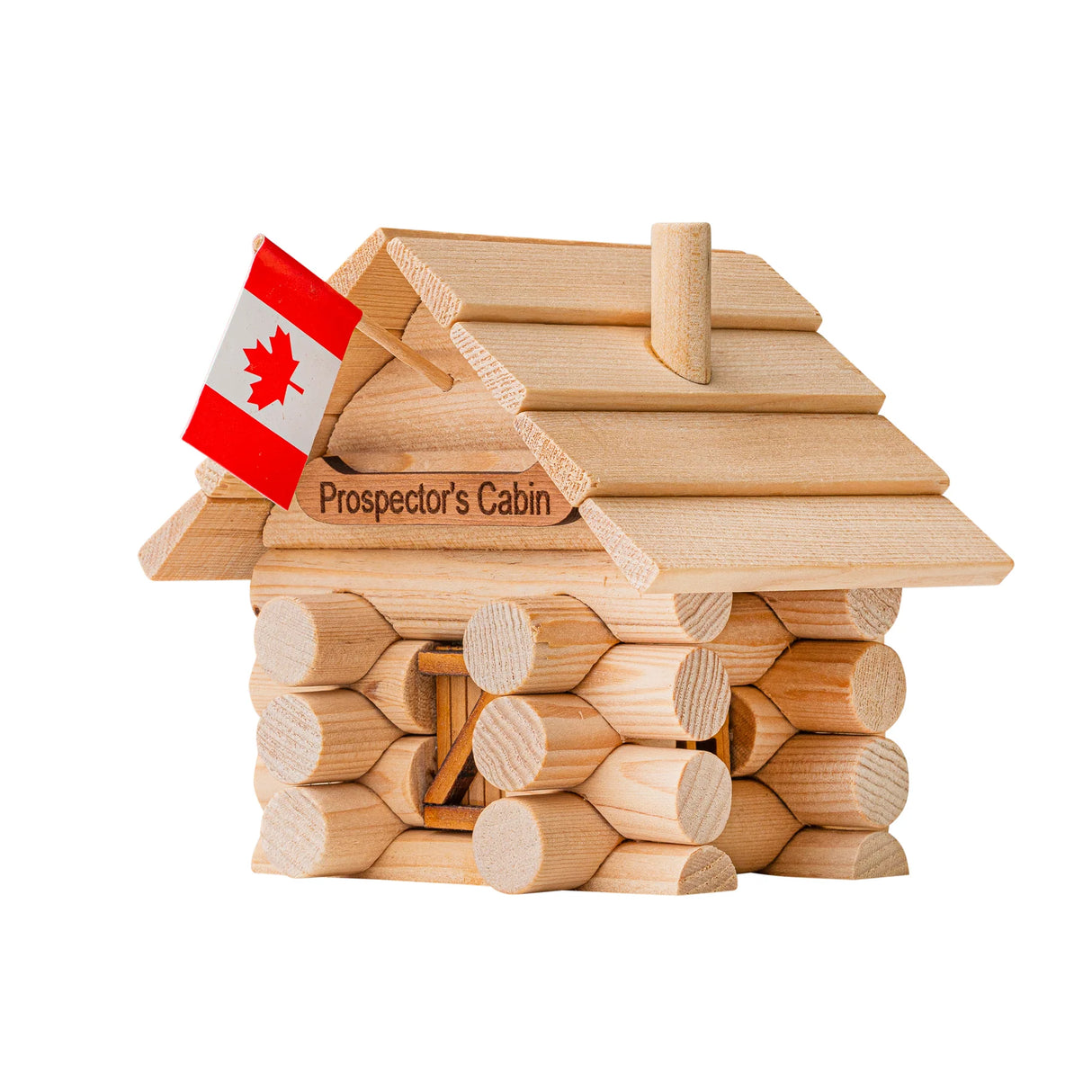 Log Cabin Prospector's Cabin Birdhouse