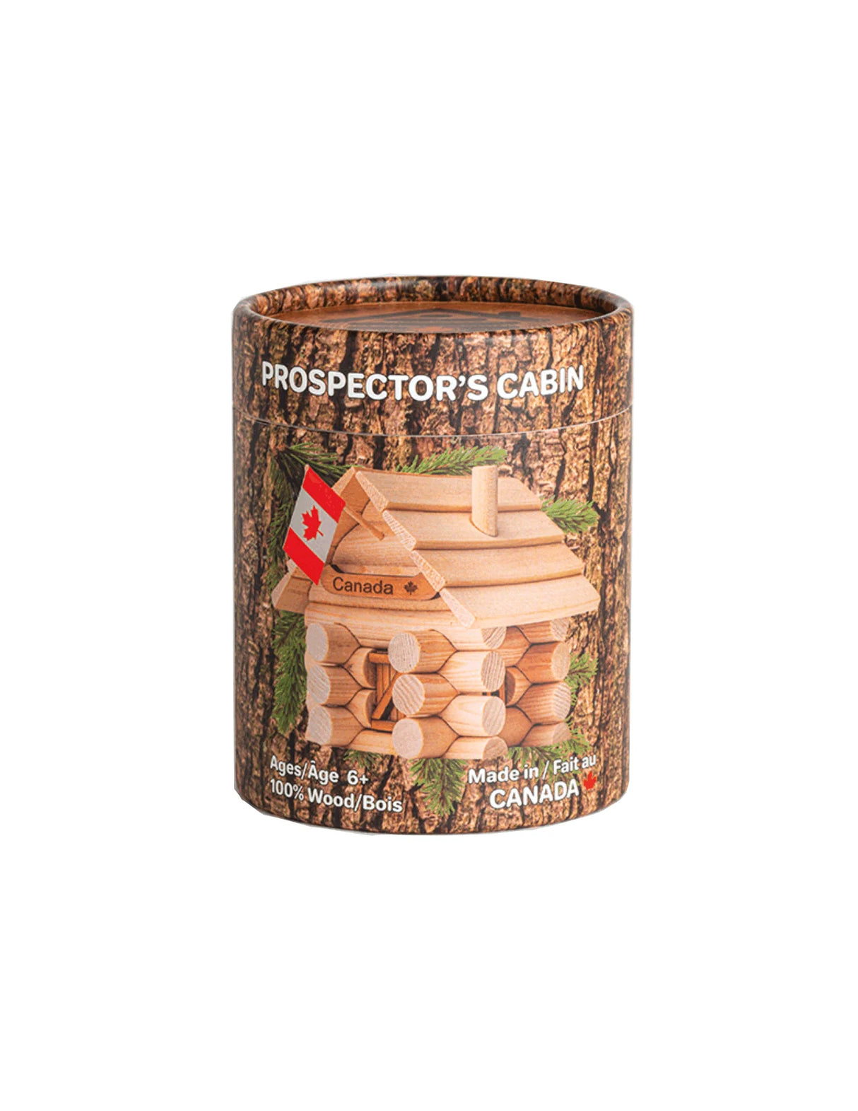 Log Cabin Prospector's Cabin Birdhouse