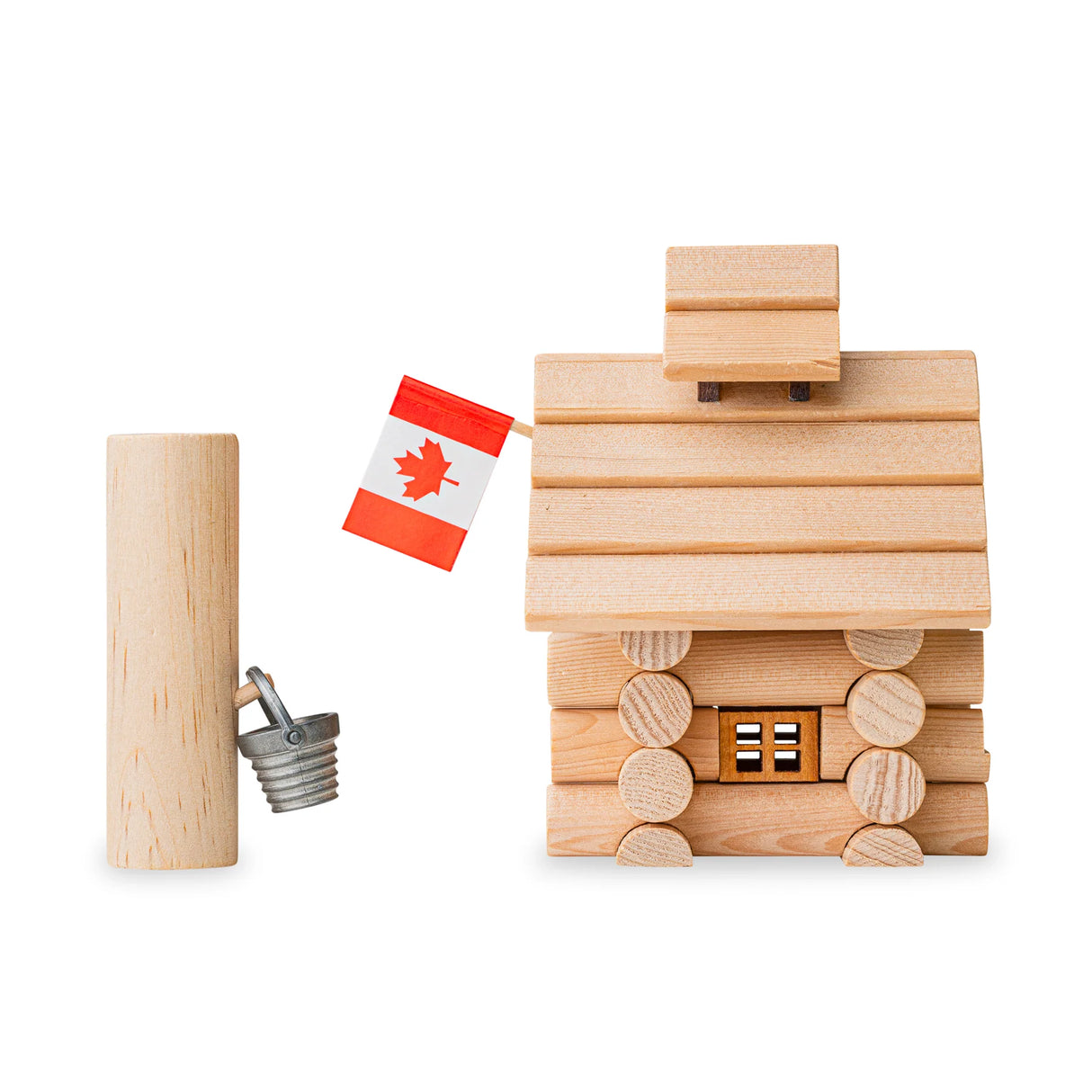 Log Cabin Sugar Shack Birdhouse