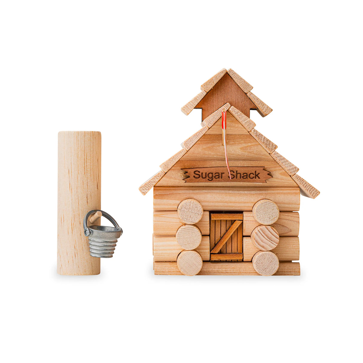 Log Cabin Sugar Shack Birdhouse