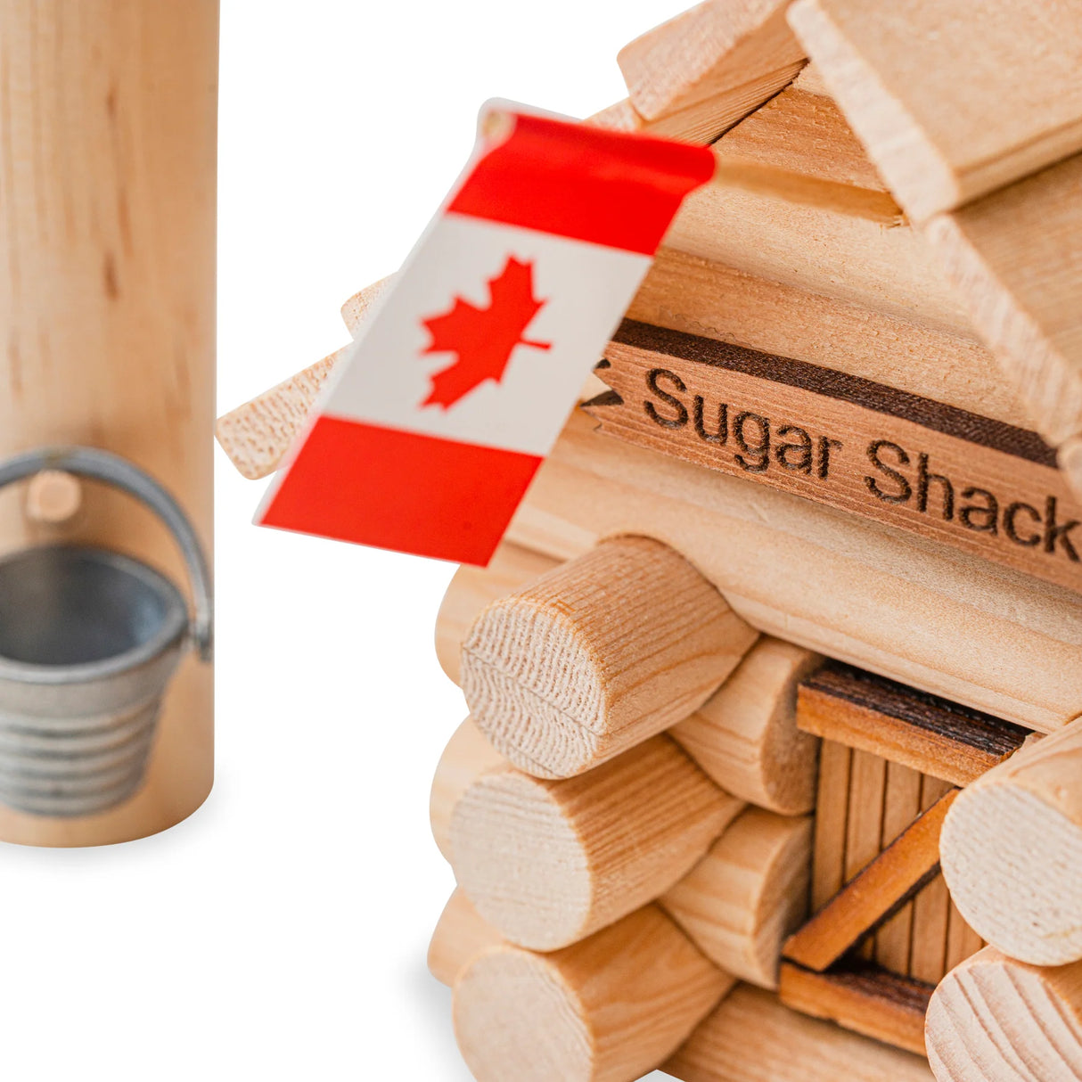 Log Cabin Sugar Shack Birdhouse