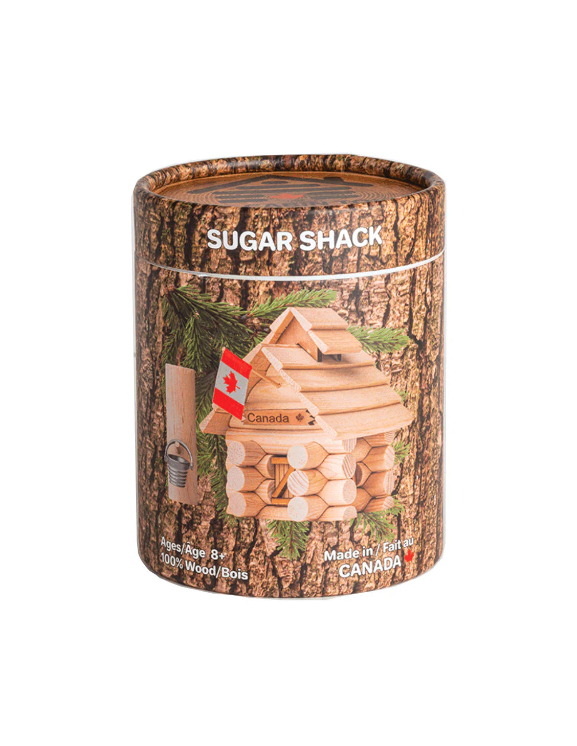 Log Cabin Sugar Shack Birdhouse