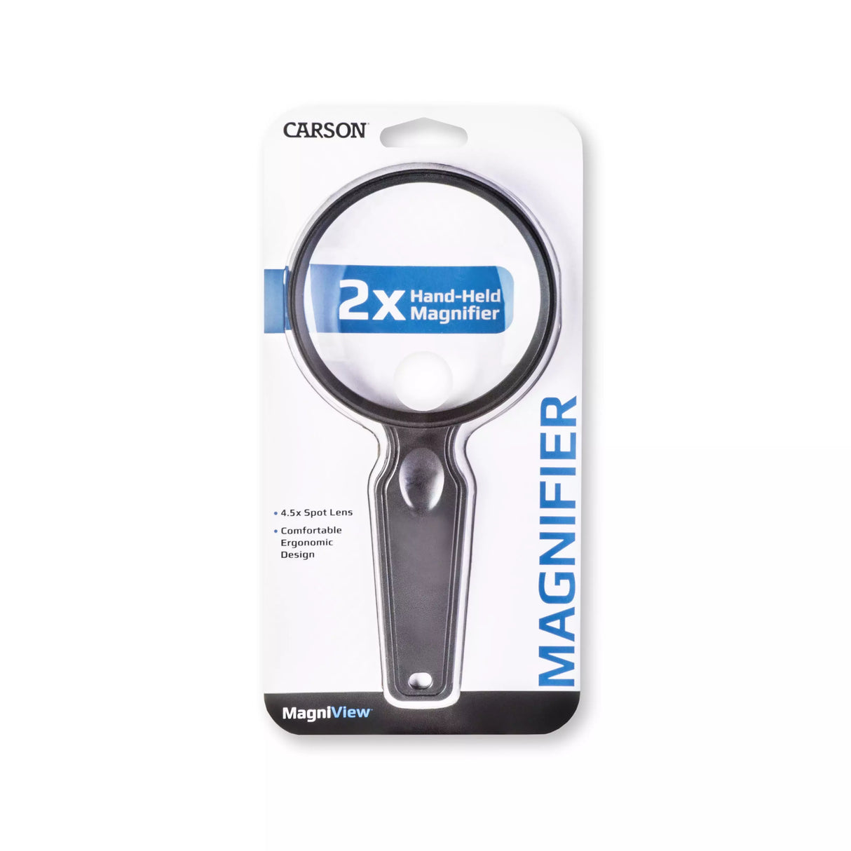 MagniView 2x Handheld Magnifier with 4.5x Spot Lens
