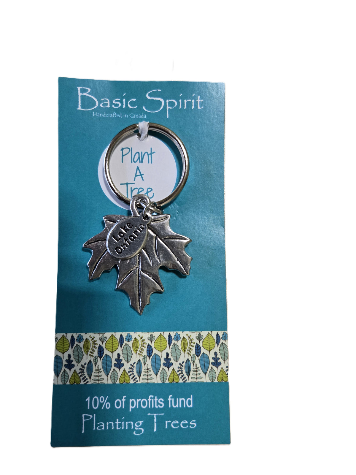 Maple Leaf Plant A Tree Lake Ontario Key Chain
