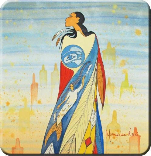 Maxine Noel Not Forgotten Cork-Back Coaster