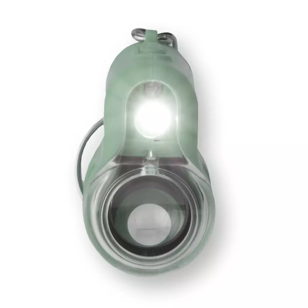 MicroMini Green Built-In Flashlight with UV and LED Light