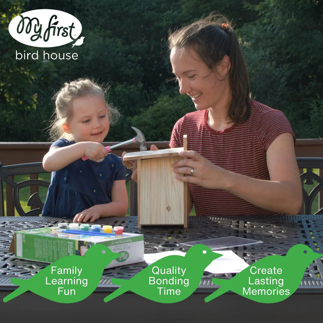 My First Build-It-Together Bird House With Viewing Window