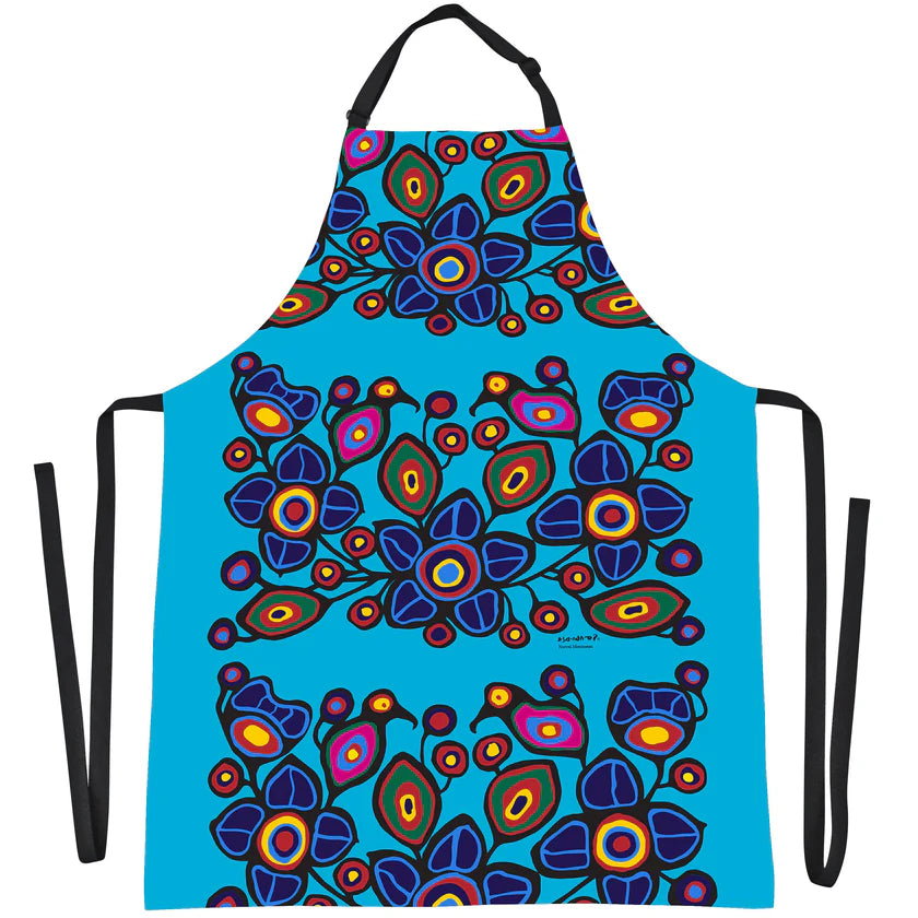 Norval Morrisseau Flowers and Birds Eco-Apron