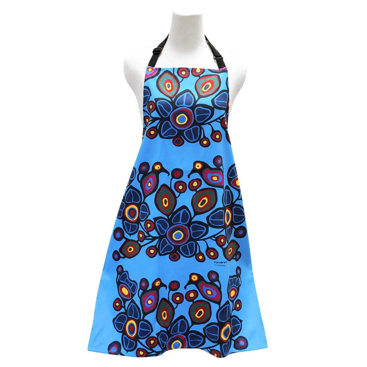 Norval Morrisseau Flowers and Birds Eco-Apron