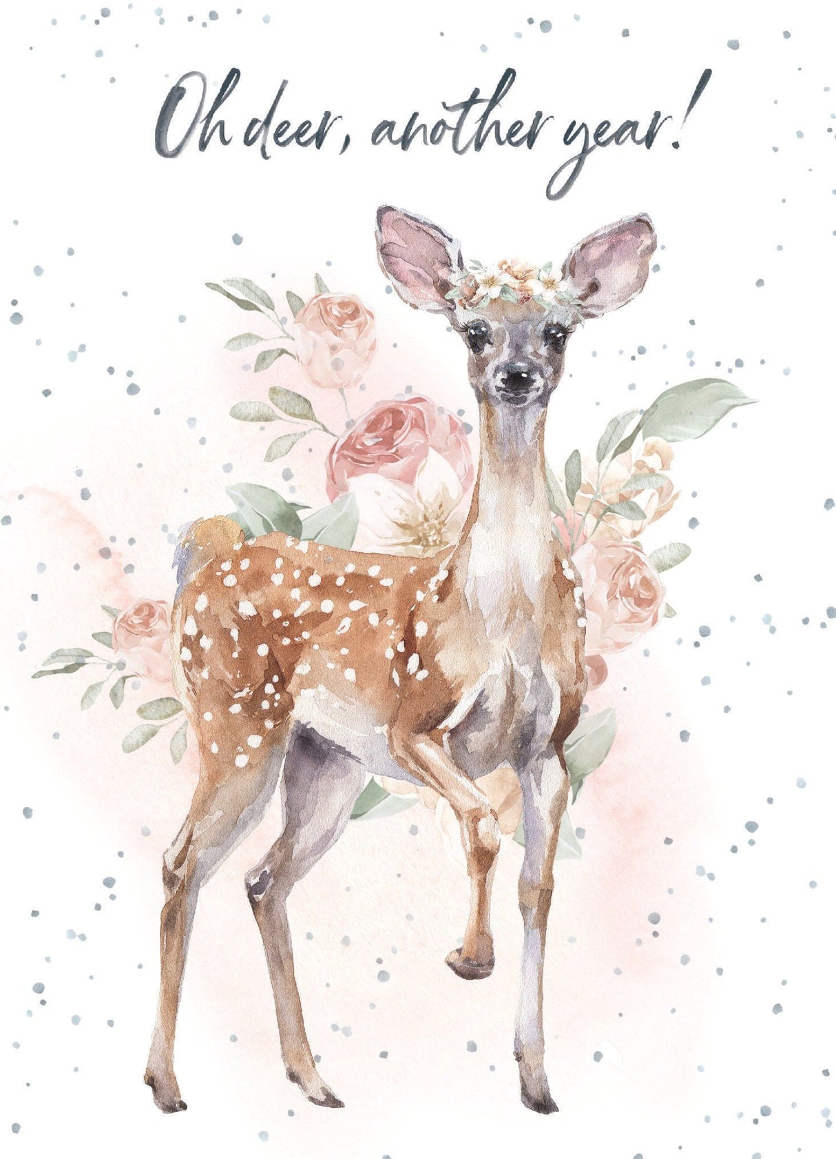 Oh Deer Birthday Card
