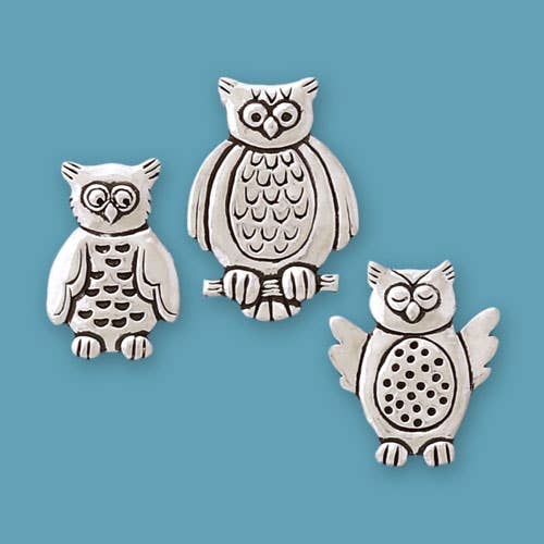 Owls Medium Magnet Set
