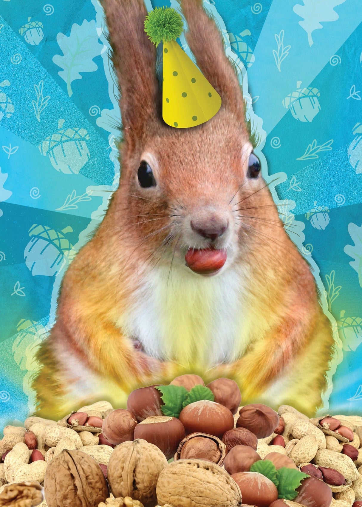 Party Squirrel Birthday Card