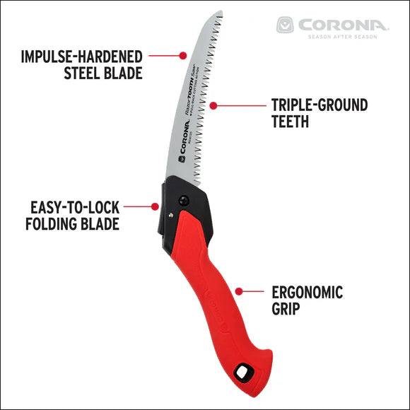 RazorTOOTH Saw Folding Pruning Saw, 7 in. Blade