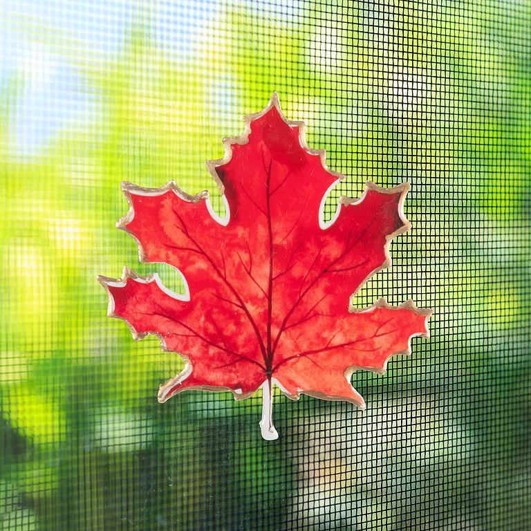 Red Maple Leaf 2 Sided Magnet