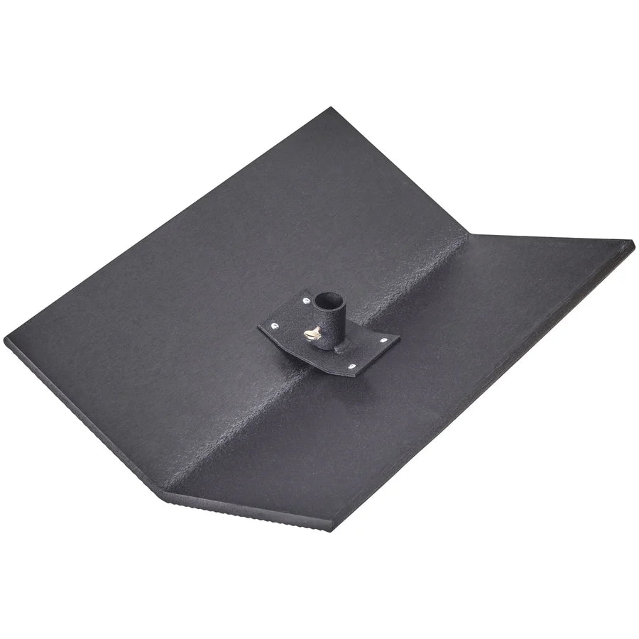 Roof Tray Topper With Flange in Black Recycled Plastic